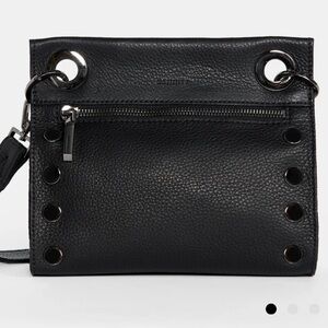 Hammitt Tony Black Leather Crossbody Bag